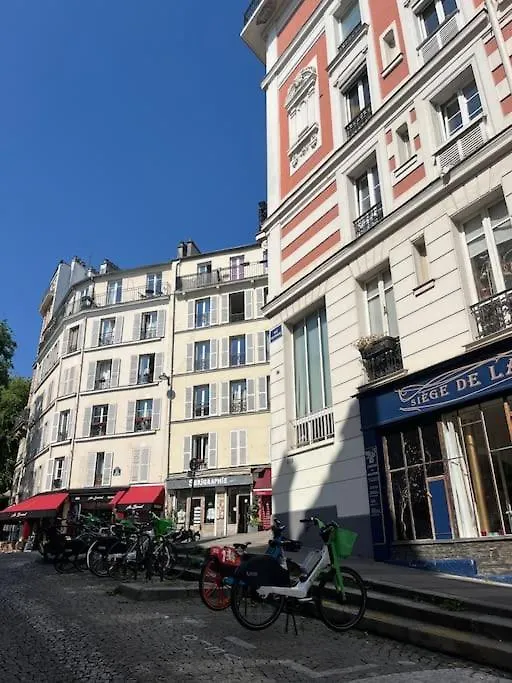 Apartmán Magnifique 2P Avec Vue Sur Le Sacre Coeur Paříž Francie