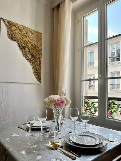 Apartmán Magnifique 2P Avec Vue Sur Le Sacre Coeur Paříž